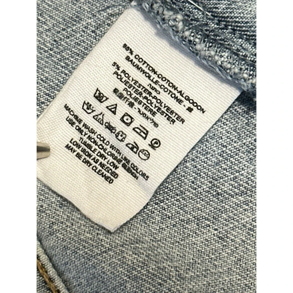 Free People We The Free‎ Rumors Acid Wash Cropped Denim Jacket Women's Size S
